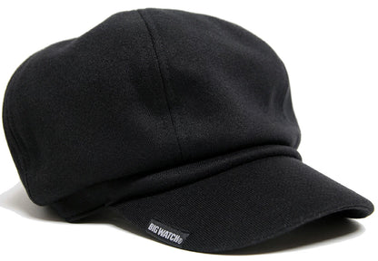 キャスケット スウェット BIGWATCH 黒 ビッグワッチ つば付帽子 CAS-14 春 夏 秋 UVケア