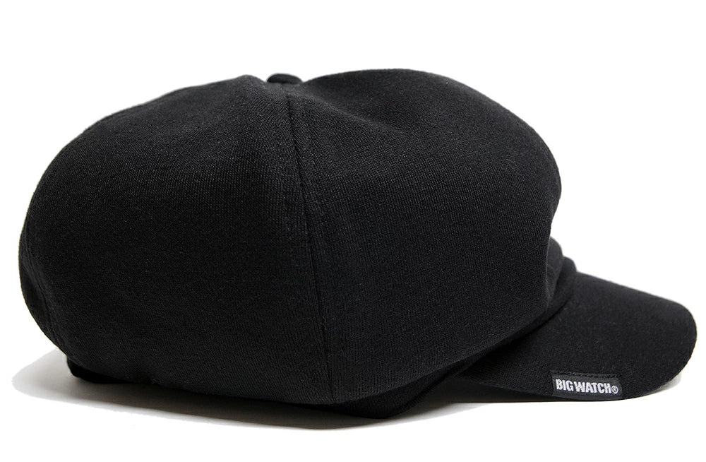 キャスケット スウェット BIGWATCH 黒 ビッグワッチ つば付帽子 CAS-14 春 夏 秋 UVケア