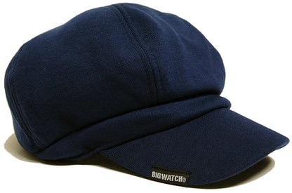 ビッグキャスケットBIGWATCH正規品 ネイビー（紺） 青 ビッグワッチ つば付帽子 サイズ CAS-15 春 夏 秋 UVケア