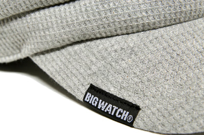 サーマル ビッグキャスケットBIGWATCH正規品 MIXグレー ビッグサイズ ビッグワッチ つば付帽子 サイズ CAS-21 春 夏 秋 UVケア