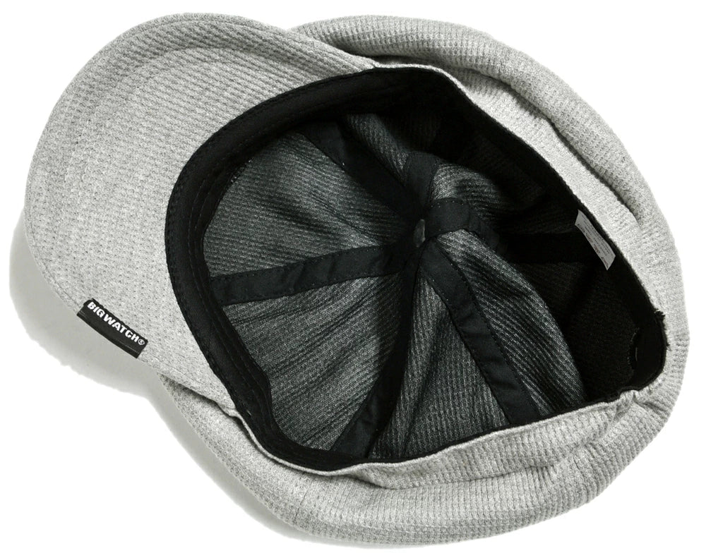 サーマル ビッグキャスケットBIGWATCH正規品 MIXグレー ビッグサイズ ビッグワッチ つば付帽子 サイズ CAS-21 春 夏 秋 UVケア