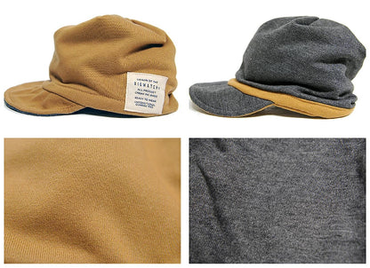 キャスケット スウェットキャップ BIGWATCH(ビッグワッチ) ベージュ 春 夏 秋 UVケア