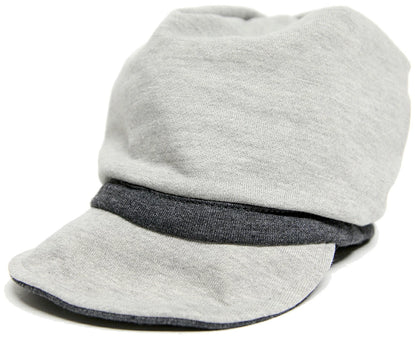 リバーシブル スウェット キャップ BIGWATCH正規品 グレー MIXグレー キャスケット ビッグサイズ ビッグワッチ コットン CAS-31 春 夏 秋 UVケア