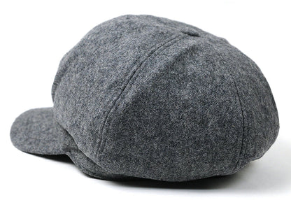 ウール ビッグキャスケットBIGWATCH正規品 グレー ビッグサイズ ビッグワッチ つば付帽子 サイズ 春 秋 冬