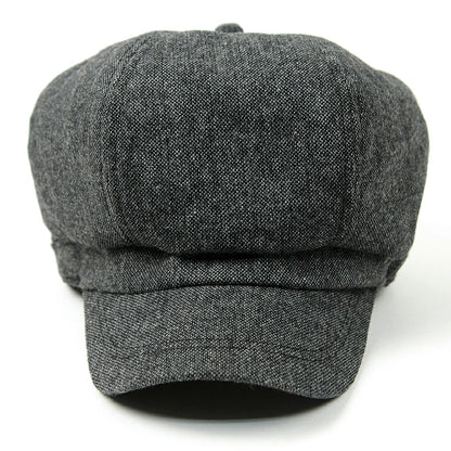 ツイード ビッグキャスケット BIGWATCH正規品 ブラック ビッグサイズ ビッグワッチ つば付帽子 サイズ CAS-41 春 夏 秋 UVケア
