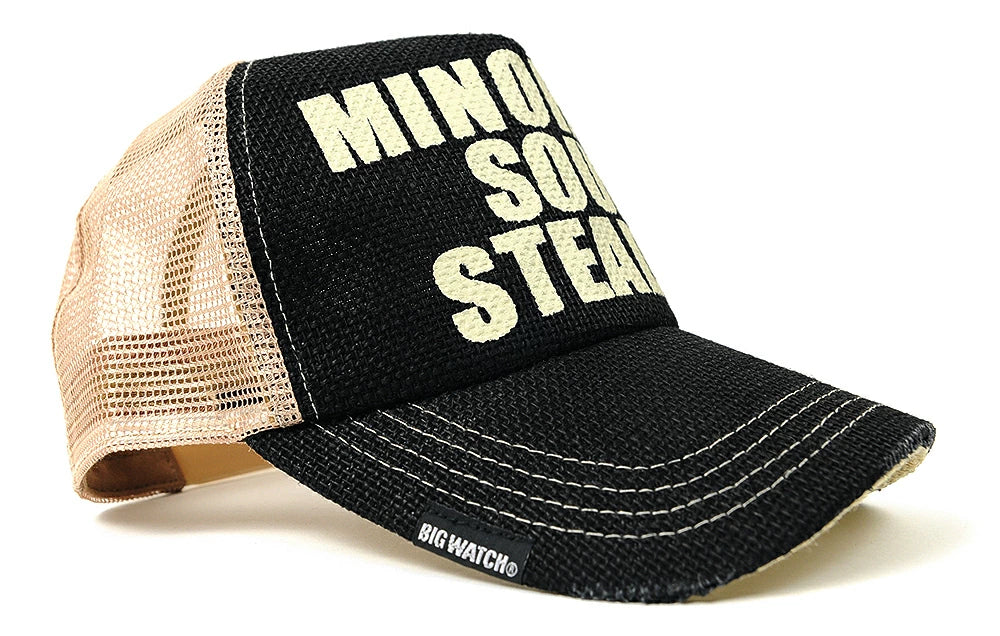 ヘンプ メッシュキャップ ビッグワッチ 13色 ヘンプキャップ BIGWATCH正規品 ブラック ベージュ 黒 赤 ブラウン カモ 白 メッセージキャップ CP-01 春 夏 秋 UVケア