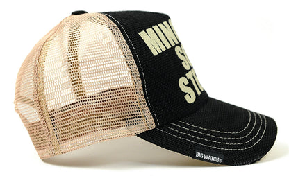 ヘンプ メッシュキャップ ビッグワッチ 13色 ヘンプキャップ BIGWATCH正規品 ブラック ベージュ 黒 赤 ブラウン カモ 白 メッセージキャップ CP-01 春 夏 秋 UVケア