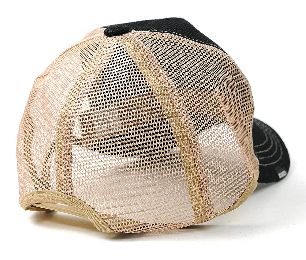 ヘンプ ラウンドキャップ BIGWATCH正規品 ブラック ベージュ キャップ 帽子 ビッグサイズ スポーツキャップ ランニングキャップ ダメージ加工無し CP-01R 春 夏 秋 UVケア/ビッグワッチ