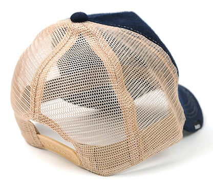 ヘンプニットコットンキャップ BIGWATCH ネイビー ベージュ メッシュキャップ ビッグサイズ ビッグワッチ 帽子 CP-13 春 夏 秋 UVケア