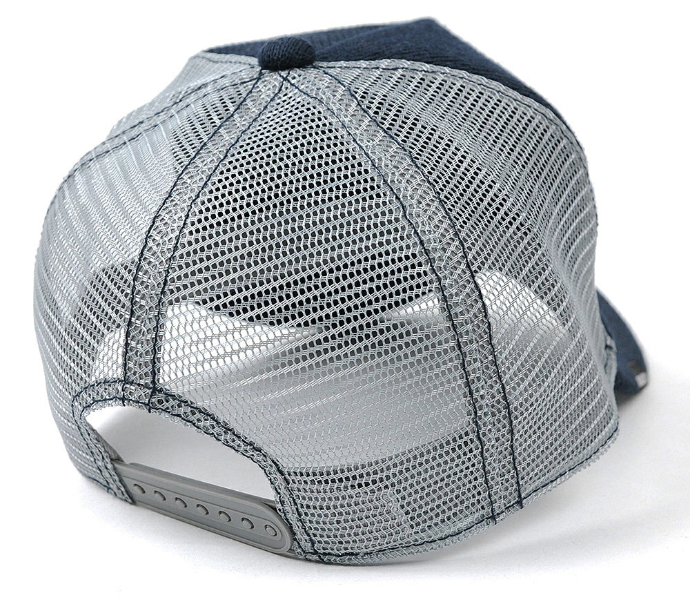 ヘンプ ニット メッシュキャップ ネイビー グレー CP-23 春 夏 秋 UVケア