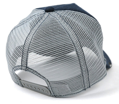 ヘンプ ニット メッシュキャップ ネイビー グレー CP-23 春 夏 秋 UVケア