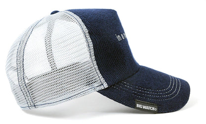 ヘンプ ニット メッシュキャップ ネイビー グレー CP-23 春 夏 秋 UVケア