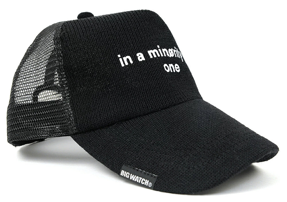 ヘンプコットンニット キャップ BIGWATCH(ビッグワッチ) ブラック CP-30 春 夏 秋 UVケア