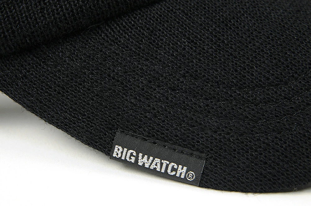 ヘンプコットンニット キャップ BIGWATCH(ビッグワッチ) ブラック CP-30 春 夏 秋 UVケア