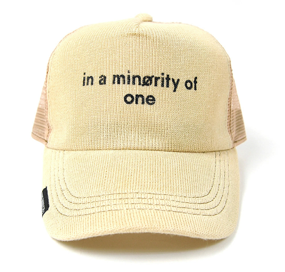 ヘンプ ニット メッシュキャップ ベージュ/ベージュ CP-34 春 夏 秋 UVケア