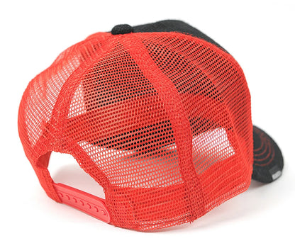 ヘンプキャップ BIGWATCH正規品 ブラック/レッド 黒/赤 メッシュキャップ CP-36 春 夏 秋 UVケア