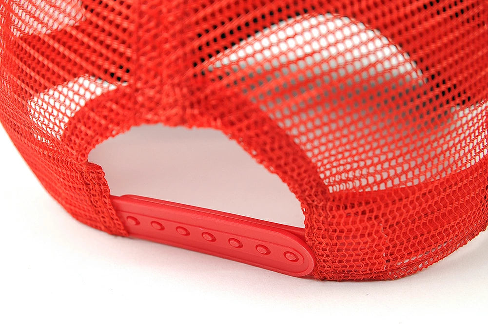 ヘンプキャップ BIGWATCH正規品 ブラック/レッド 黒/赤 メッシュキャップ CP-36 春 夏 秋 UVケア