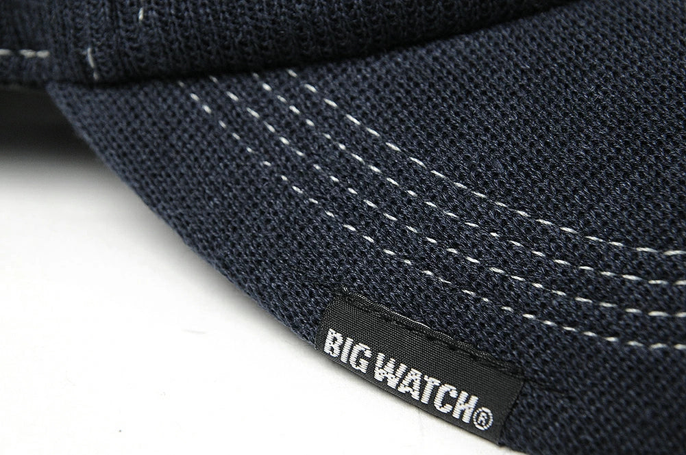 無地 ヘンプニットコットンキャップ BIGWATCH ネイビー 紺 CP-38 秋 冬