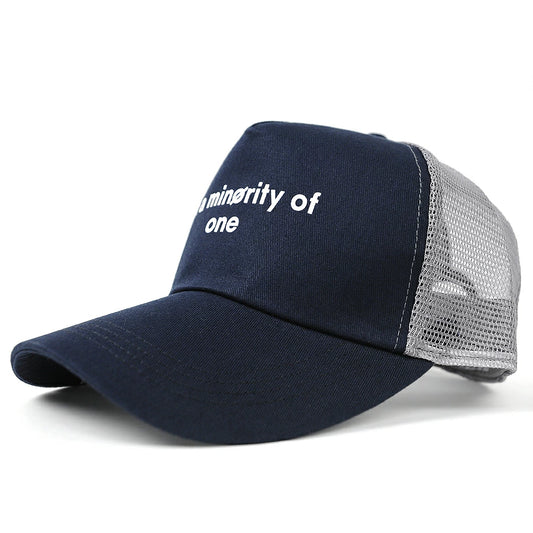 コットン メッシュキャップ ネイビー/グレー CP-40 春 夏 秋 UVケア