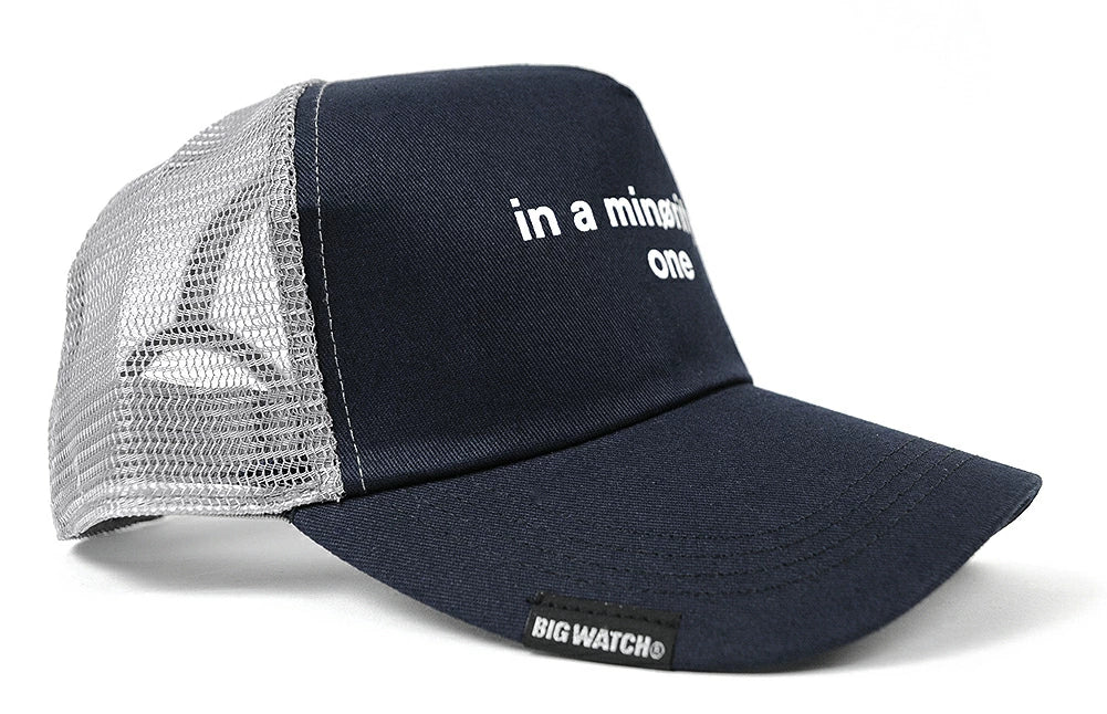 コットン メッシュキャップ ネイビー/グレー CP-40 春 夏 秋 UVケア