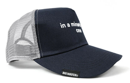 コットン メッシュキャップ ネイビー/グレー CP-40 春 夏 秋 UVケア