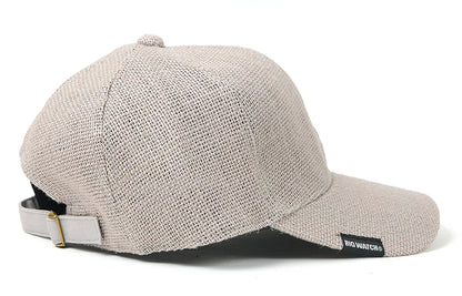 6パネル ヘンプキャップ ビッグワッチ正規品 グレージュ CP-54 春 夏 秋 UVケア