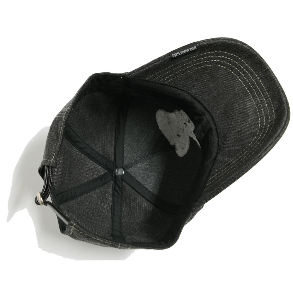 コットンキャップワッペン BIGWATCHビッグワッチ正規品 グレー グレーＢ キャップ 帽子 CPB-01 春 夏 秋 UVケア/ビッグワッチ