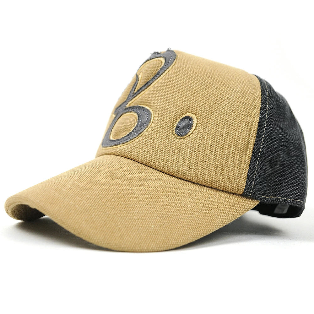 コットンキャップワッペン BIGWATCHビッグワッチ正規品 ベージュ グレーＢ キャップ 帽子 CPB-03 春 夏 秋 UVケア/ビッグワッチ