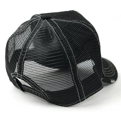 ガレージヘンプ ワッペンキャップBIGWATCH正規品 オールブラック ビッグサイズ ビッグワッチ CPB-09 春 夏 秋 UVケア