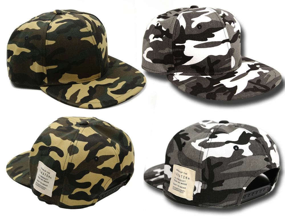 ビッグサイズ ベースボールキャップ カモフラージュ 迷彩柄 ブラウン ホワイト ブラック 春 夏 秋