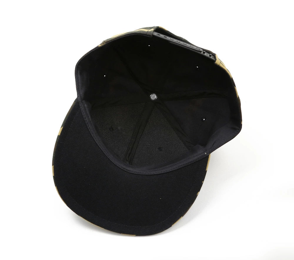 ビッグサイズ ベースボールキャップ カモフラージュ 迷彩柄 ブラウン ホワイト ブラック 春 夏 秋