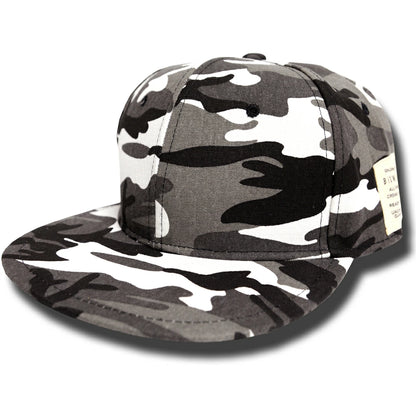 ビッグサイズ ベースボールキャップ カモフラージュ 迷彩柄 ブラウン ホワイト ブラック 春 夏 秋
