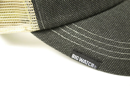 無地 コットンメッシュキャップ BIGWATCH グレー ベージュ ビッグサイズ ビッグワッチ CPC-01M 春 夏 秋 UVケア