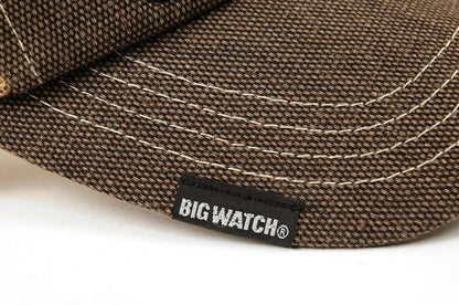 ブラウン ベージュ ワッペンキャップ メッシュキャップ ビッグサイズ ビッグワッチ 帽子 CPC-02 春 夏 秋 UVケア