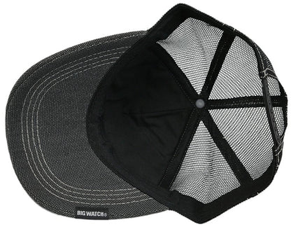 グレー ブラック 黒 ワッペンキャップ ビッグサイズ ビッグワッチ CPC-03 春 夏 秋 UVケア