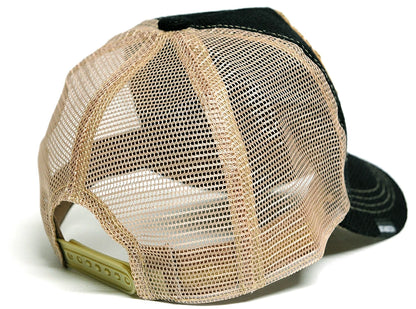 ガレージヘンプキャップ BIGWATCH正規品 ブラック ベージュ メッシュ ワッペン CPH-01 ブラック/ベージュ/ホワイト/ネイビー/グレー