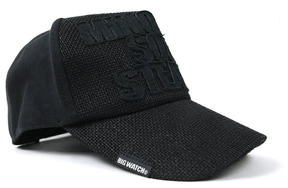 ガレージ ヘンプ コットンキャップBIGWATCH正規品 オールブラック ビッグサイズ ビッグワッチ サイズ CPHCT-01 春 秋 冬 春 夏 秋 UVケア