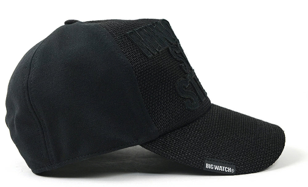 ガレージ ヘンプ コットンキャップBIGWATCH正規品 オールブラック ビッグサイズ ビッグワッチ サイズ CPHCT-01 春 秋 冬 春 夏 秋 UVケア