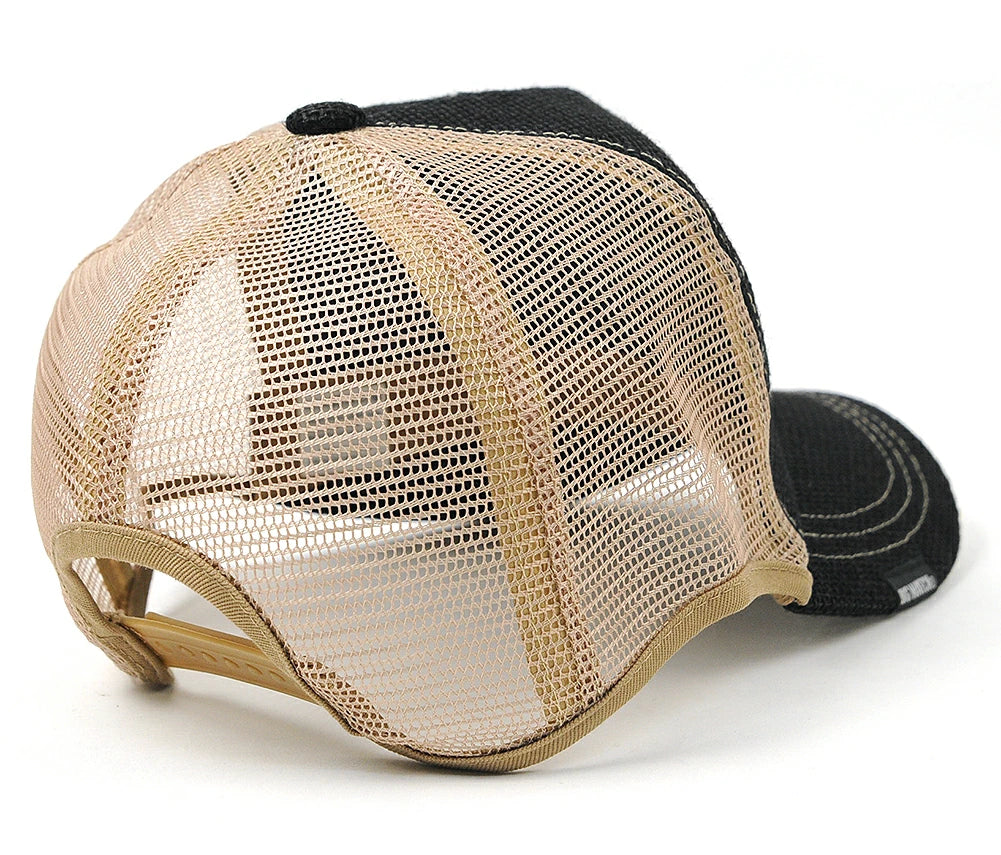 無地ヘンプ ラウンド キャップBIGWATCH ブラック ベージュ キャップ ビッグサイズ スポーツキャップ ダメージ加工無し CPM-01R 春 夏 秋 UVケア/ビッグワッチ