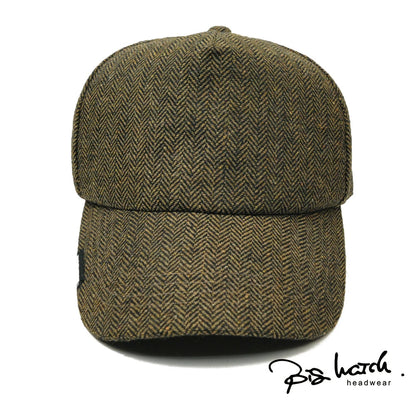 ヘリンボーンキャップブラウン BIGWATCH CPM-29 春 夏 秋 UVケア ビッグワッチ