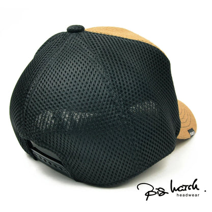 ヘンプメッシュ キャップ ベージュ/ブラック 黒 CPM-30 春 夏 秋 UVケア BIGWATCH正規品