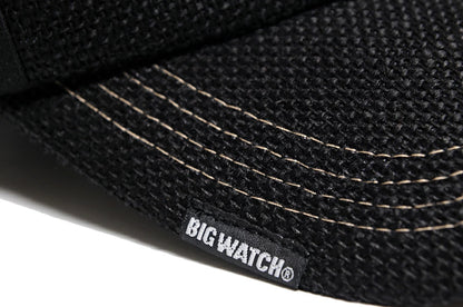 無地 ビッグワッチ ヘンプ コットン キャップ CPMCT-01 春夏 シンプル ブラック