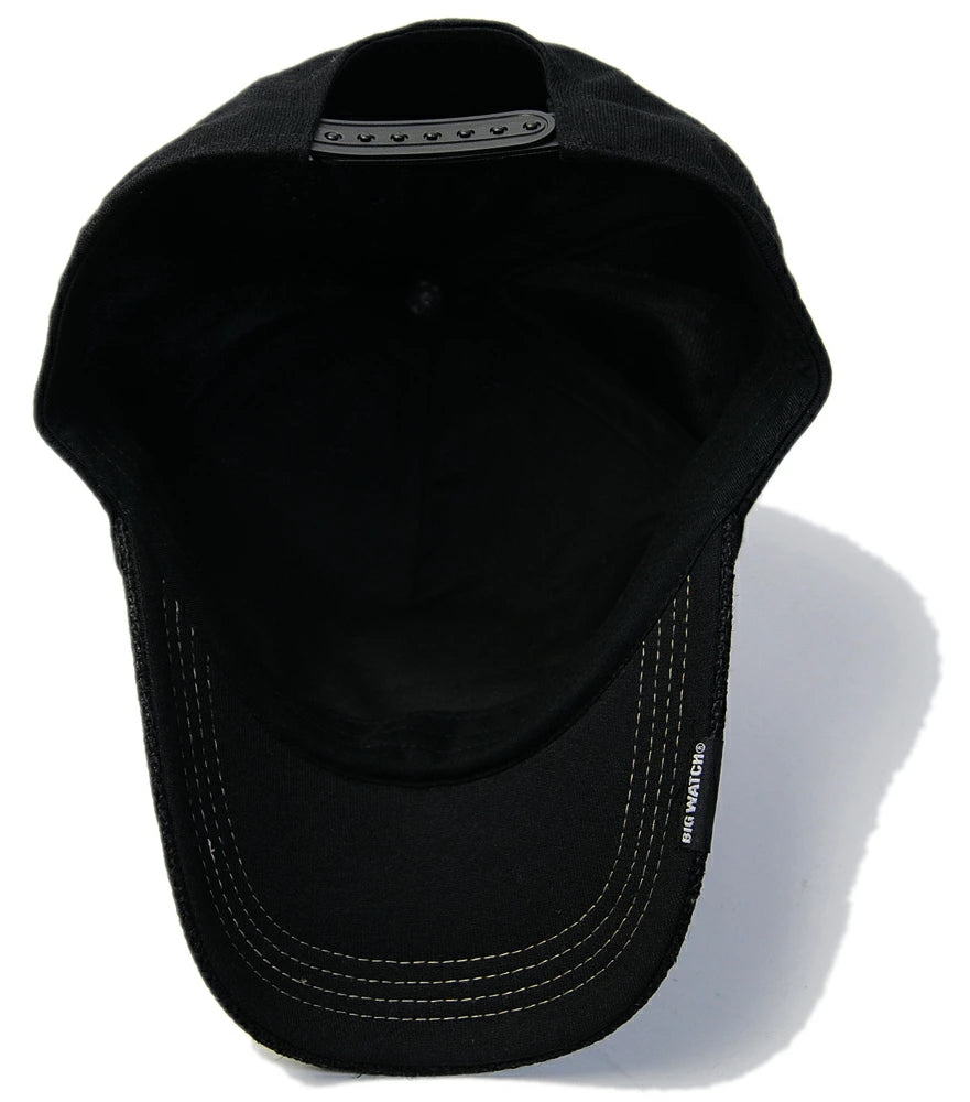 無地 ビッグワッチ ヘンプ コットン キャップ CPMCT-01 春夏 シンプル ブラック