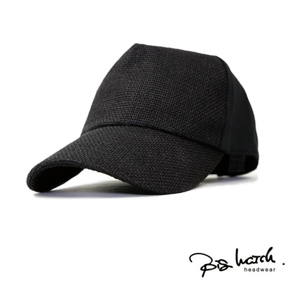 無地 ビッグワッチ ヘンプ コットン キャップ CPMCT-01 春夏 シンプル ブラック