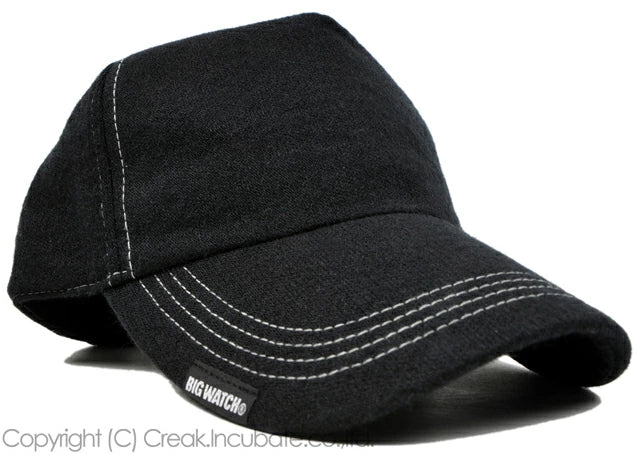フランネル キャップ BIGWATCH 黒 CPMCT-10 春 夏 秋 UVケア