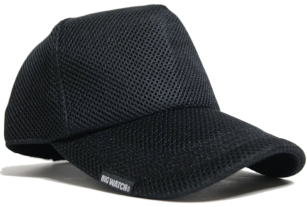 無地 スポーツ メッシュキャップ 黒 CPMG-01 春 夏 秋 UVケア