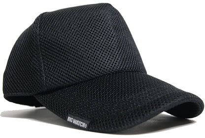 無地 スポーツ メッシュキャップ 黒 CPMG-01 春 夏 秋 UVケア