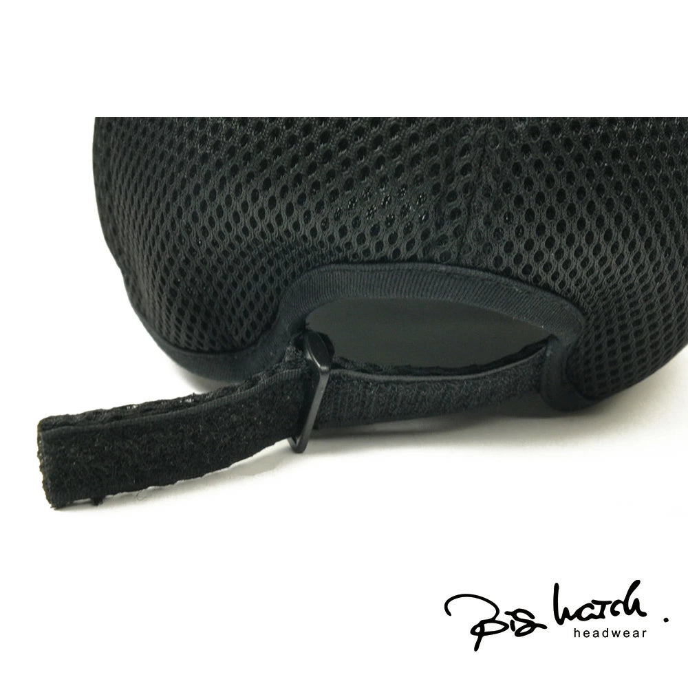 無地 ラウンドメッシュキャップ さらに大きいサイズ 黒 CPMG-01R スポーツ 春 夏 秋 UVケア