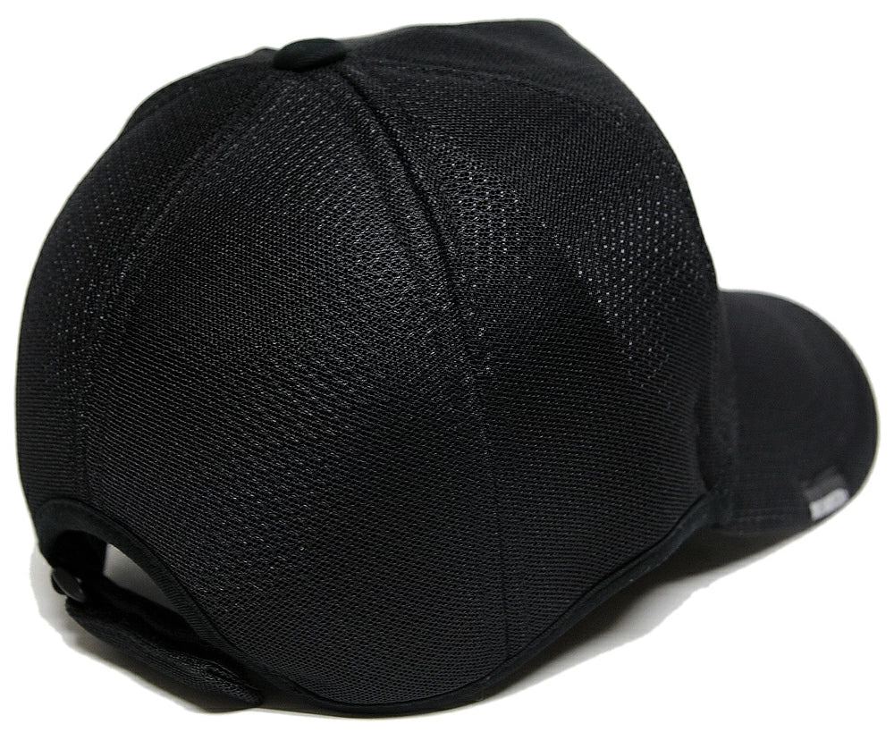 ゴルフ メンズ ラウンド メッシュキャップ BIGWATCH 黒 CPMG-10R 春 夏 秋 UVケア