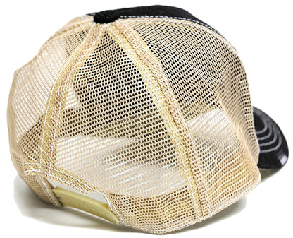 ヘンプ 刺繍 キャップ BIGWATCH正規品 ブラック ベージュ メッシュキャップ ビッグサイズ ビッグワッチ CPMS-01 春 夏 秋 UVケア